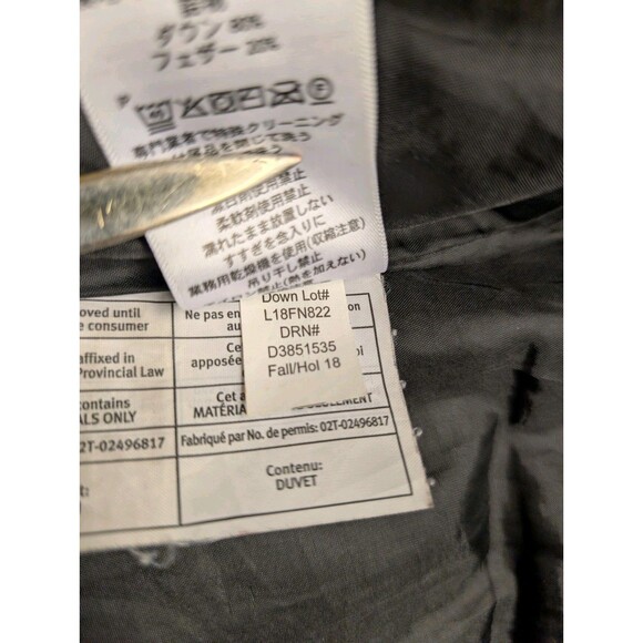 Eddie Bauer Puffer Vest Men's Large Red Black Plaid Goose Down EB 650 Full Zip - Picture 9 of 9